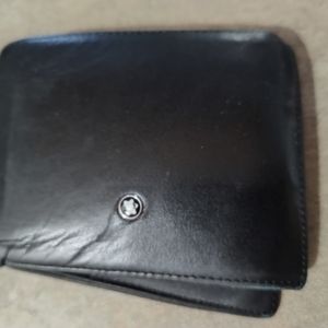 SOLD!! Used Montblanc mens wallet.